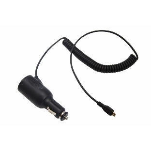 Автозарядка с индикатором Rexant microUSB (АЗУ) (5 V, 2000 mA) шнур спираль до 2 м