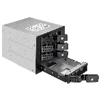 Корзина для HDD ExeGate EX291657RUS HS435-02 (универсальная, на 4*3,5'/2.5' SATA HDD, занимает 3*5,25' отсека, RTL), фото5