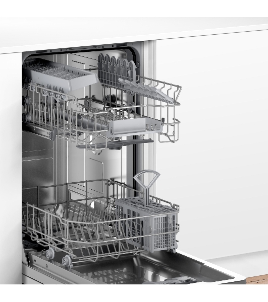 Встраиваемая посудомоечная машина Bosch SPV2IKX10E, черный, 44.8 см, 9 компл., 48 дБ, класс A+