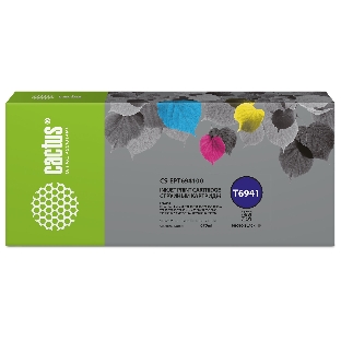 Картридж струйный Cactus CS-EPT694100 (T6941) черный (675 мл) для Epson SureColor SC-T3000/T3070/T3200/T5000/5200