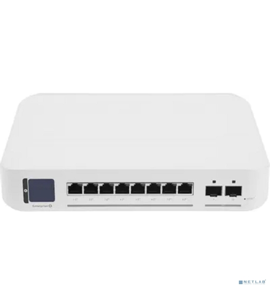 Коммутатор PoE в стойку Ubiquiti UniFi Switch Enterprise 8 PoE USW-Enterprise-8-PoE 8х 2.5G RJ45, 2х 10G SFP+, раздача 120 Вт