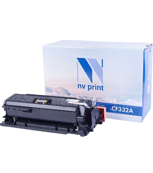 Картридж NVPrint совместимый HP CF332A желтый для LaserJet Color M651dn/M651n/M651xh (15000k)