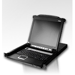 Квм консоль ATEN SINGLE RAIL 16P PS/2-USB LCDKVMP 19INCH (CL5716NR)., фото 1
