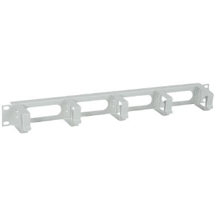 Кабельный органайзер ITK CO35-1M5RM 19' 1U, 5 колец, серый