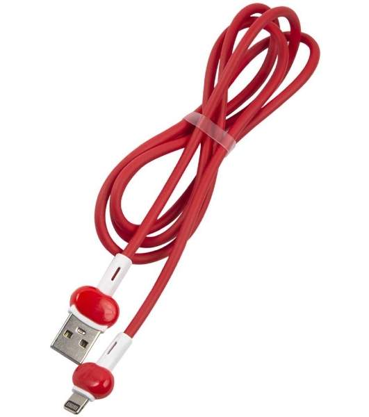 Кабель Redline Candy УТ000021989 Lightning (m) USB A(m) 1м красный