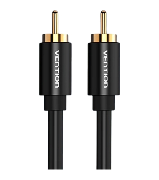 Кабель Vention аудио RCA M/RCA M - 1м черный