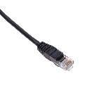 Патч-корд U/UTP Rexant cat.5e, RJ45-RJ45, 26AWG, ZH нг(А)-HF, черный, 0,3 м, фото 1