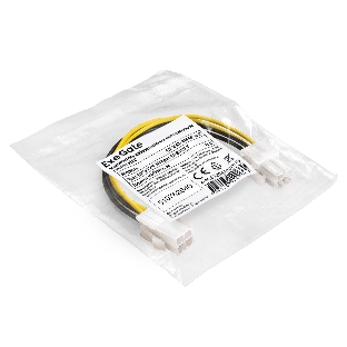 Удлинитель кабеля питания материнской платы +12V ExeGate EX-EXT-4M4F-0.2 (4pin EPS12V M/4pin EPS12V F, 0,2м)