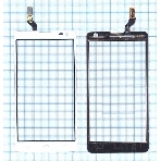 Сенсорное стекло (тачскрин) для LG Optimus L9 II D605, белое, фото4