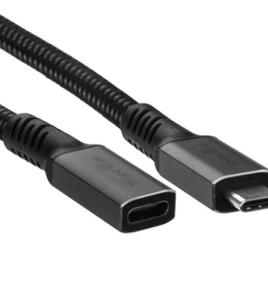 Кабель USB4 TypeCM/FM 8K@60Hz, 40Gbps, PD 240W, медь Telecom 0.8м TUS845-0.8M