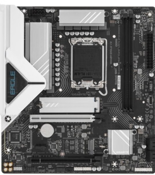 Материнская плата Gigabyte B860M EAGLE V2, LGA1851, Intel B860, 2xDDR5, 4xSATA, 2xM.2, 1xPCIe 5.0 x16, 1xPCIe 4.0 x4, 1xDP, 1xHDMI, 1x2.5Gb LAN, 3xUSB-A 5Gbps, 7xUSB-A 2.0, 1xUSB-C 5Gbps, 3x3.5 мм, 7.1, mATX
