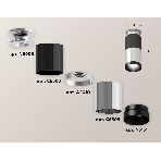 Светильник Ambrella Light XS6305100 PSL/DCH/PBK серебро полированное/черный хром/черный полированный MR16 GU5.3, фото 1
