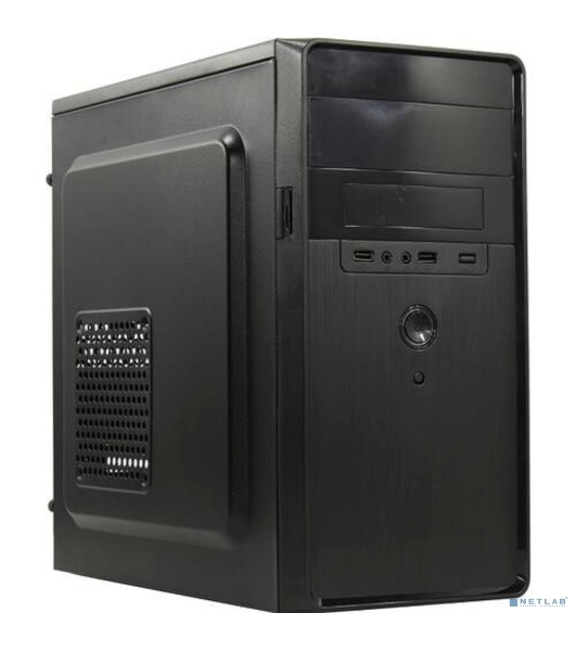 Компьютерный корпус Minitower ExeGate EX286427RUS BA-309-500W-8 (mATX, БП AA500 с вент. 8см, 2хUSB, HD аудио, черный)