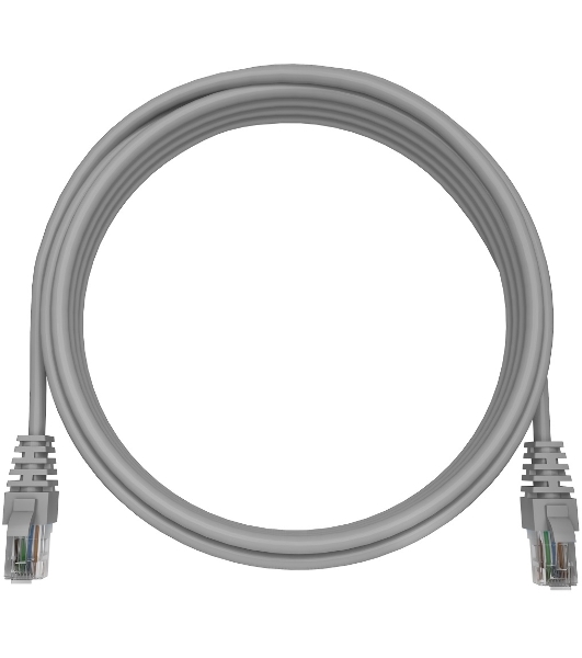 Патч-корд NTSS NTSS-PC-UTP-RJ45-5e-2.0-LSZH-GY NTSS-PC-UTP-RJ45-5E-2.0-LSZH UTP RJ-45 вил.-вилка RJ-45 cat.5e 2м серый LSZH (уп.:1шт) 26AWG