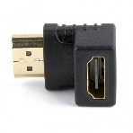 Переходник Cablexpert HDMI-HDMI 19F/19M, угловойсоединитель 90 градусов, золотые разъемы (A-HDMI90-FML), фото7