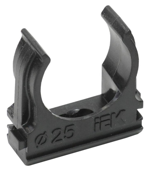 Держатель с защелкой CF25 IEK черный CTA10D-CF25-K02-100