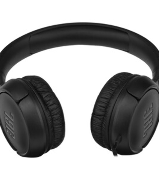 Проводные наушники JBL Tune 500 черный, накладные, Jack 3.5 мм, складная конструкция