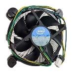 Кулер Intel E97379 серебристый/черный 90мм алюминий 2500rpm 27db 4-pin 73W 58мм, фото 1