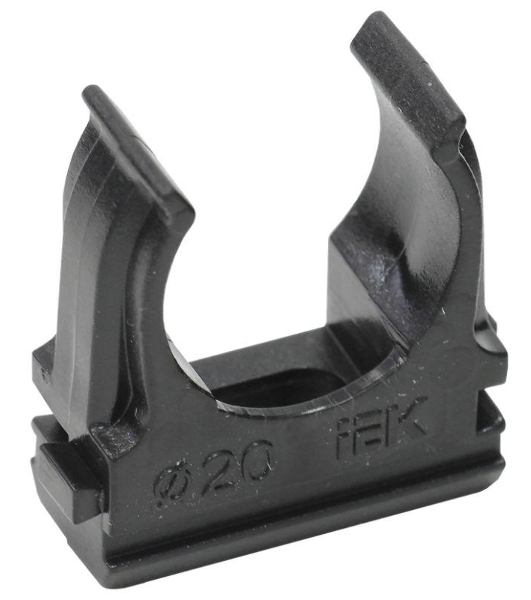 Держатель с защелкой CF20 IEK черный CTA10D-CF20-K02-100