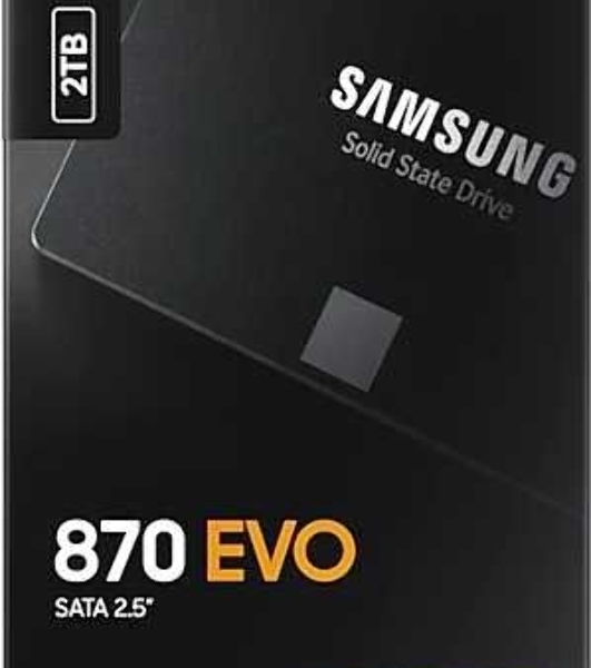Накопитель SSD Samsung 870 EVO, 2Tb, SATA III, 2.5', R/W 560/530