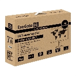 Монитор 23.8' ExeGate ProSmart EH2400C (IPS LED Grade A+, FHD, 1920x1080@100Гц, 16:9, 250cd/m2, 1000:1, 178°/178°, 3-5ms, audio-out, Speakers, D-Sub, HDMI, DisplayPort, кабель HDMI 1,5м, VESA, регулировка высоты (HAS), регулировка наклона (tilt), поворот экрана (swivel), поворот экрана на 90° (pivot), чёрный), фото 1