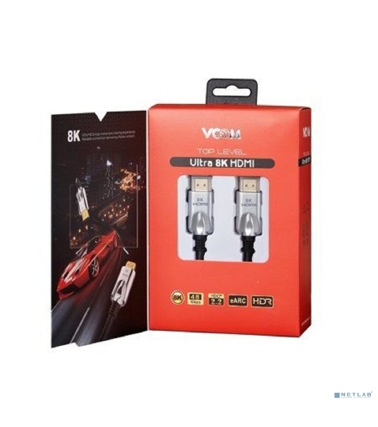 Кабель HDMI 19M/M,ver. 2.1, 8K@60 Hz 2m VCOM CG862-2M VCOM/TELECOM