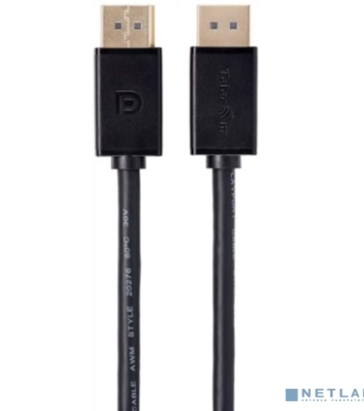 Кабель соединительный Telecom TCG715-2M DP-DP 1.2V 4K@60Hz 2м, медь