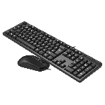 Комплект клавиатура+мышь A4Tech KK-3330S проводной, USB, 1200 DPI, чёрный, фото27