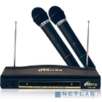 Микрофон радио Ritmix RWM-220 черный беспроводные 2 шт в комплекте, фото2