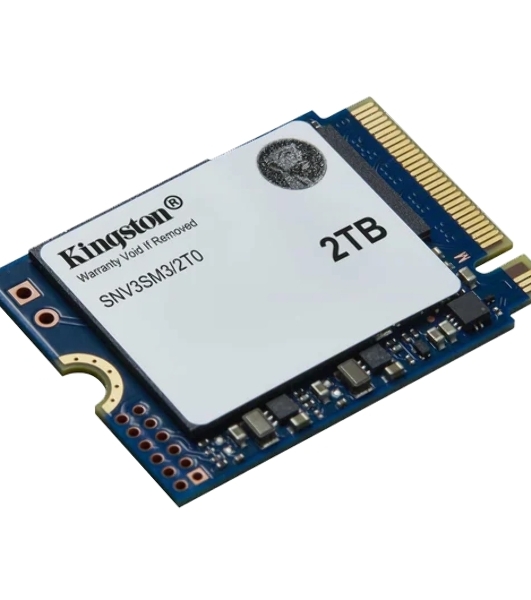 Накопитель SSD Kingston NV3, 2000Gb, M.2(22x30мм), NVMe, PCIe 4.0 x4, 3D TLC, R/W 6000/5000Mb/s, TbW 640, DWPD 0.2