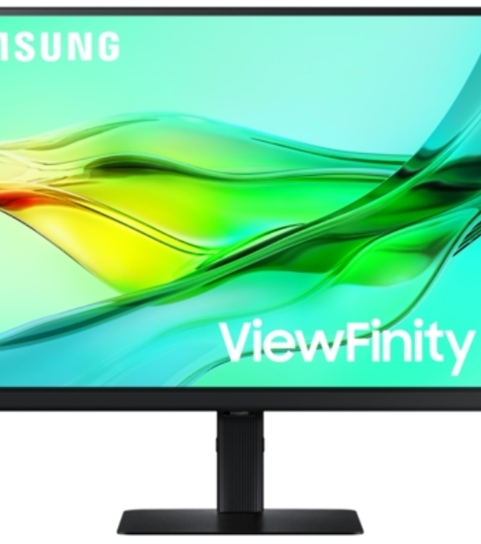 Монитор 24' Samsung ViewFinity S6 S24D604UAU IPS 2560x1440, 100 Гц, 5 мс, 16:9, 350 кд/м², HDMI 2.0, DP 1.4, USB-C, Ethernet, 3.5 Jack, USB Hub, HDR10, PIP, черный
