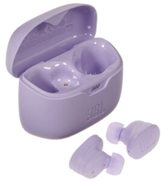 Наушники TWS JBL Tune Buds фиолетовый, внутриканальные, Bluetooth, активное шумоподавление