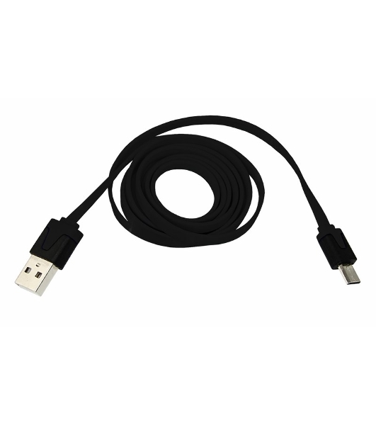 Кабель Rexant USB кабель универсальный microUSB шнур плоский 1М черный