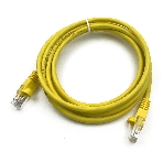 Патч-корд Buro UTP cat.5e 2м желтый RJ-45 (m)-RJ-45 (m), фото 1