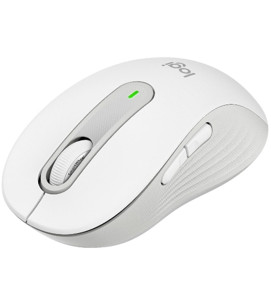 Мышь беспроводная Logitech Signature M650 белый, 4000 dpi, радиоканал, Bluetooth, USB, кнопки - 5