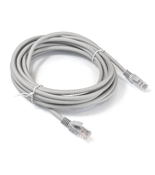 Патч-корд LSZH ExeGate EX290422RUS UTP-RJ45-RJ45-5e-10M-LSZH-GY, UTP, cat.5e, 10м, серый