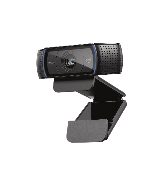 Веб-камера Logitech C920 1920x1080, 30 кадр/с, USB Type-A, микрофон (2 шт, шумоподавление), автоматическая фокусировка, автоосвещение, универсальное крепление