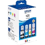Чернила оригинальные Epson 101 / C13T03V64A мультипак, черный 127 мл., голубой, пурпурный, желтый - 210 мл. для Epson, фото4