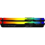 Оперативная память Kingston Fury Beast, DDR5, 64Gb (2x32GB), 5600MHz, CL36, DIMM, радиатор, RGb, черный, фото8