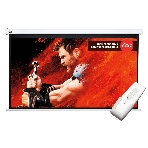 Экран Cinema S'OK SCPSM-266x150FG-ED60 16:9 Pro настенно-потолочный, моторизованный, 266x150 см, фибергласс, белый корпус, экстрадроп 60 см, фото 1