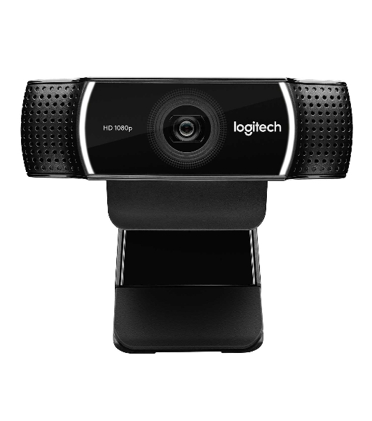 Веб-камера Logitech C922 Pro Stream 1920x1080, 30 кадр/с, USB Type-A, микрофон (2 шт, шумоподавление), автоматическая фокусировка, автоосвещение, универсальное крепление