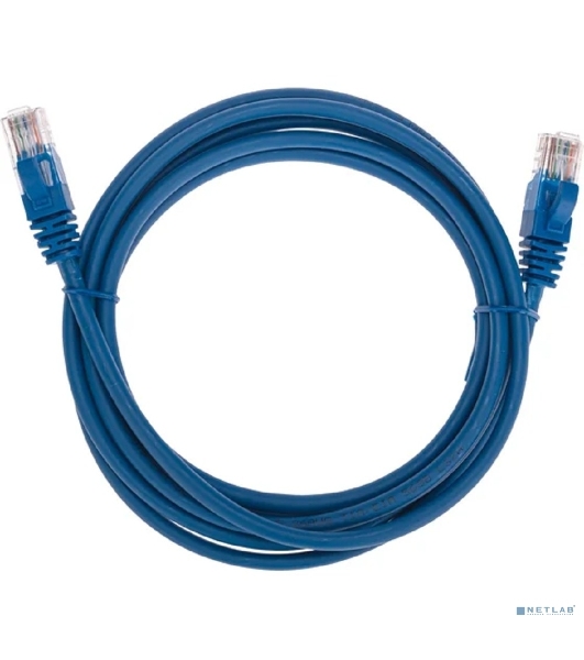 Патч-корд U/UTP Rexant cat.5e, RJ45-RJ45, 26AWG, ZH нг(А)-HF, синий, 2 м