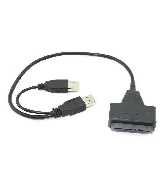 Переходник SATA на USB 2.0 на шнурке 30 см с индикатором