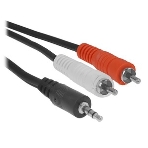 Кабель PERFEO Кабель Jack 3.5 мм вилка - 2xRCA вилка, длина 3 м, фото3