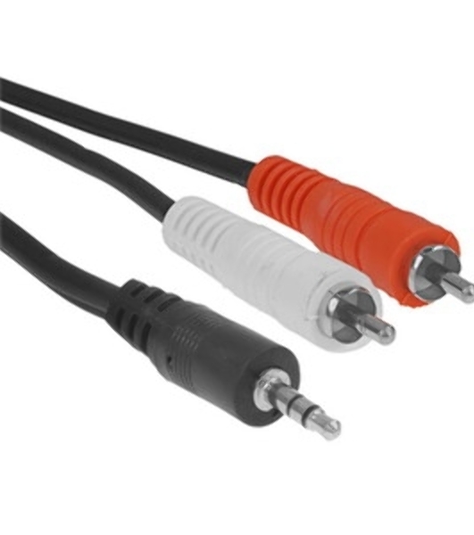 Кабель PERFEO Кабель Jack 3.5 мм вилка - 2xRCA вилка, длина 3 м