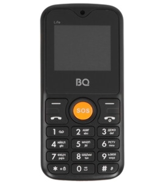 Мобильный телефон BQ 1853 Life черный/оранжевый
