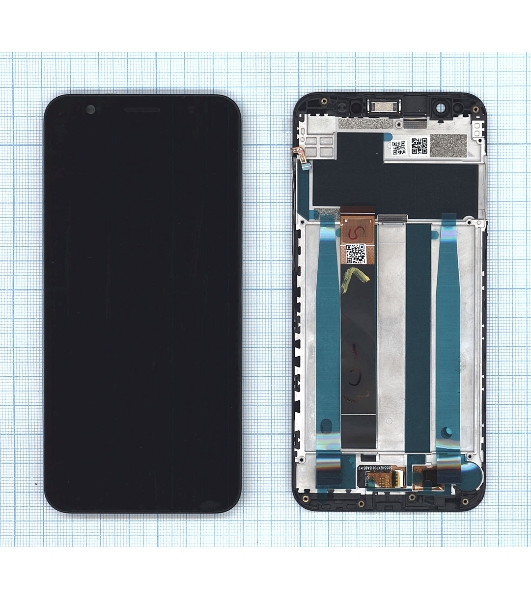 Дисплей для Asus Zenfone Lite L1 (ZA551KL) черный с рамкой