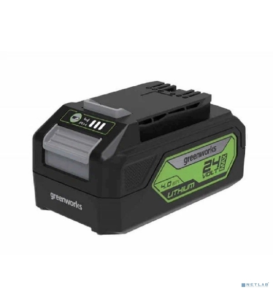 Аккумулятор Greenworks G24B4II 24v, li-ion, 4 А·ч, пиковый ток 55А [2938407]