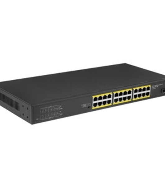 Коммутатор Cudy GS1026PS2, 24×1 Гбит/с, 2×1 Гбит/с Combo (RJ-45/SFP), 2×1 Гбит/с SFP