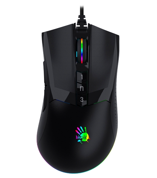 Мышь проводная A4Tech Bloody W90 Pro черный, 16000 dpi, USB, кнопки - 10
